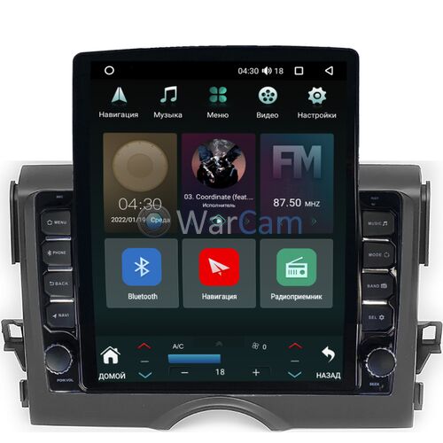 Toyota Mark X 2009-2019 Canbox M-Line 5610-9-168 на Android 10 (4G-SIM, 2/32, DSP, QLed, Tesla)