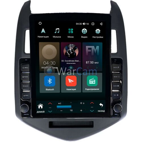 Chevrolet Aveo 2 (2011-2020) Canbox H-Line 5611-9009 на Android 10 (4G-SIM, 3/32, DSP, QLed, Tesla)