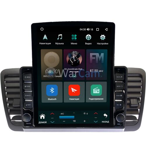Subaru Legacy IV, Outback III 2003-2009 Canbox H-Line 5611-9351 на Android 10 (4G-SIM, 3/32, DSP, QLed, Tesla)