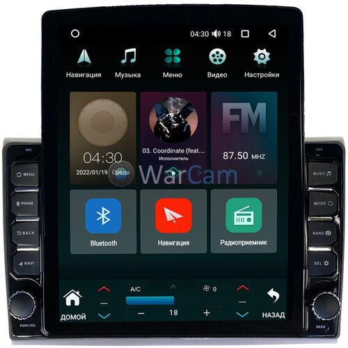 Fiat Bravo 2 (2007-2014) Canbox M-Line 5610-9290 на Android 10 (4G-SIM, 2/32, DSP, QLed, Tesla)