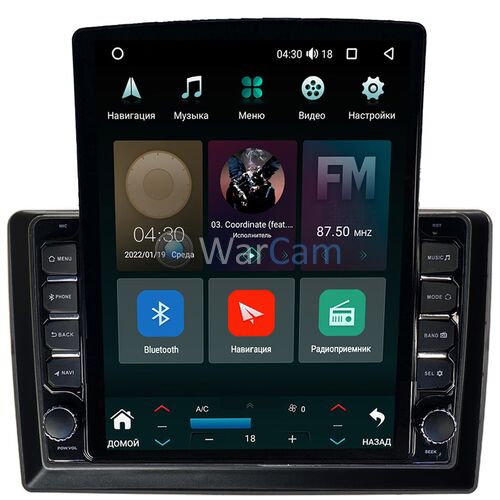 Fiat 500L (2012-2017) Canbox H-Line 5611-10-1323 на Android 10 (4G-SIM, 3/32, DSP, QLed, Tesla)