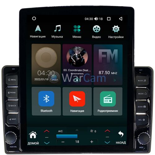 Lada Granta, Kalina 2 (2013-2018) Canbox M-Line 5610-9146 на Android 10 (4G-SIM, 2/32, DSP, QLed, Tesla)