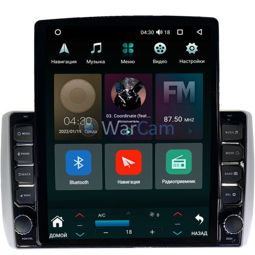 Toyota Ist II (2007-2016) Canbox H-Line 5611-9-666 на Android 10 (4G-SIM, 3/32, DSP, QLed, Tesla)