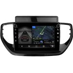 Hyundai Solaris II 2020-2022 (для авто с экраном) Canbox M-Line 7801-9-TK957 на Android 10 (4G-SIM, 2/32, DSP, IPS) С крутилками