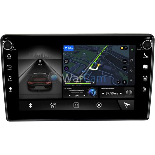 Ford Kuga, Fiesta, Fusion, Focus, Mondeo Canbox H-Line 7803-9159 на Android 10 (4G-SIM, 4/64, DSP, IPS) С крутилками