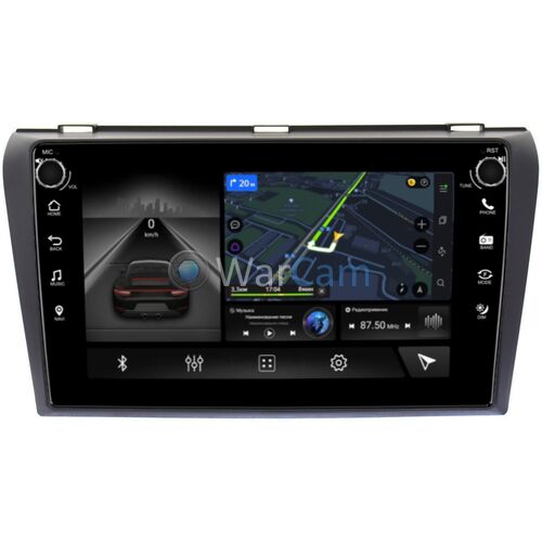 Mazda 3 (BK), Axela (2003-2009) Canbox H-Line 7802-9032 на Android 10 (4G-SIM, 3/32, DSP, IPS) С крутилками