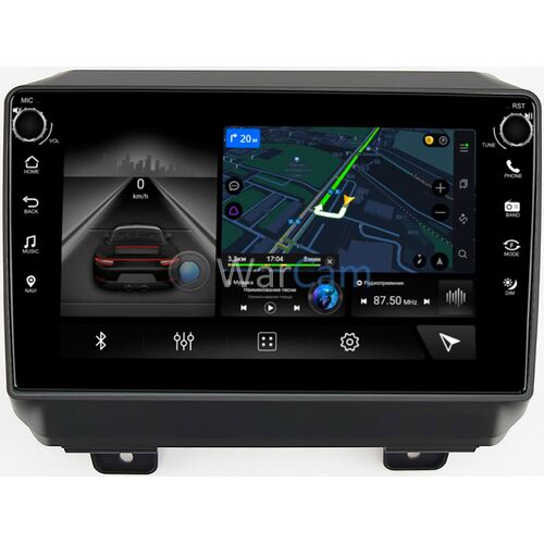 Jeep Wrangler IV (JL) 2017-2022 Canbox H-Line 7802-9-327 на Android 10 (4G-SIM, 3/32, DSP, IPS) С крутилками