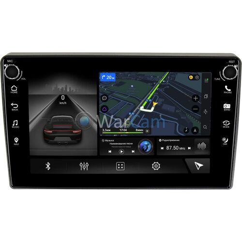 Hyundai Accent 2 (1999-2003) Canbox H-Line 7802-9-HY210N на Android 10 (4G-SIM, 3/32, DSP, IPS) С крутилками
