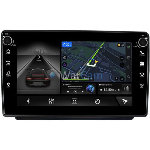 Land Rover Freelander (2003-2006) Canbox M-Line 7801-9-1256 на Android 10 (4G-SIM, 2/32, DSP, IPS) С крутилками