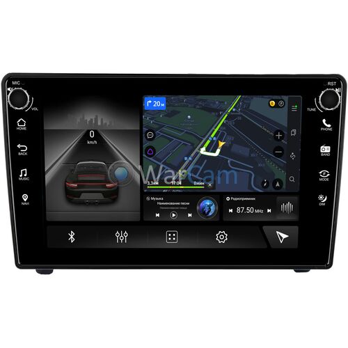 Peugeot 407 2004-2010 (черная) Canbox H-Line 7802-9-6716 на Android 10 (4G-SIM, 3/32, DSP, IPS) С крутилками