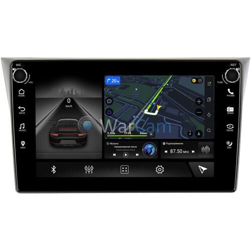 Subaru Impreza II, Impreza WRX II, Impreza WRX STi 2000-2007 Canbox H-Line 7802-9381 на Android 10 (4G-SIM, 3/32, DSP, IPS) С крутилками