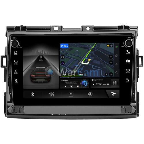 Toyota Estima 3, Previa 3 (2006-2019) Canbox H-Line 7802-9-199 на Android 10 (4G-SIM, 3/32, DSP, IPS) С крутилками (глянец)