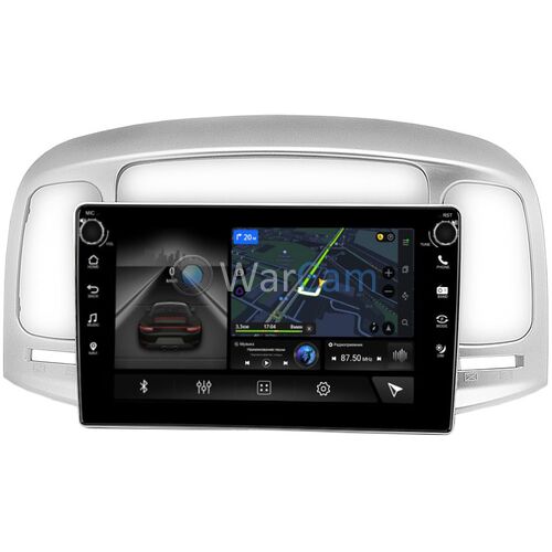 Hyundai Verna II 2005-2010 Canbox H-Line 7802-9-069 на Android 10 (4G-SIM, 3/32, DSP, IPS) С крутилками