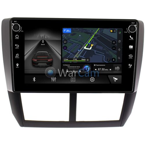 Subaru Forester 3, Impreza 3 (2007-2013) Canbox H-Line 7802-9080 на Android 10 (4G-SIM, 3/32, DSP, IPS) С крутилками