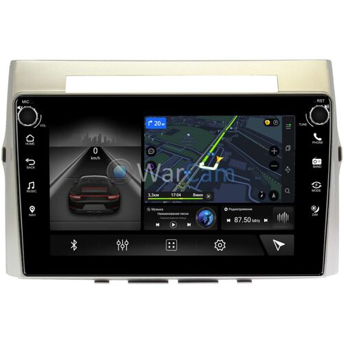 Toyota Corolla Verso (2004-2009) Canbox M-Line 7801-9325 на Android 10 (4G-SIM, 2/32, DSP, IPS) С крутилками