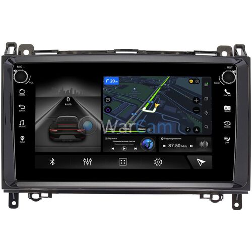 Volkswagen Crafter (2006-2016) Canbox H-Line 7802-9148 на Android 10 (4G-SIM, 3/32, DSP, IPS) С крутилками