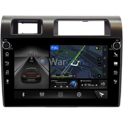 Toyota Land Cruiser 70 2007-2021 Canbox H-Line 7802-9286 на Android 10 (4G-SIM, 3/32, DSP, IPS) С крутилками