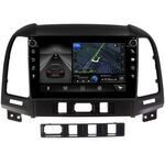 Hyundai Santa Fe II 2005-2012 Canbox M-Line 7801-9052 на Android 10 (4G-SIM, 2/32, DSP, IPS) С крутилками