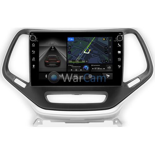 Jeep Cherokee 5 (KL) (2013-2022) Canbox H-Line 7806-10-811 на Android 10 (4G-SIM, 3/32, DSP, QLed) С крутилками