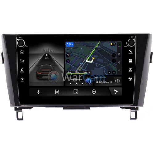 Nissan Qashqai II, X-Trail III (T32) 2015-2022 Canbox M-Line 7805-1052/1077 на Android 10 (4G-SIM, 2/32, DSP, QLed) С крутилками