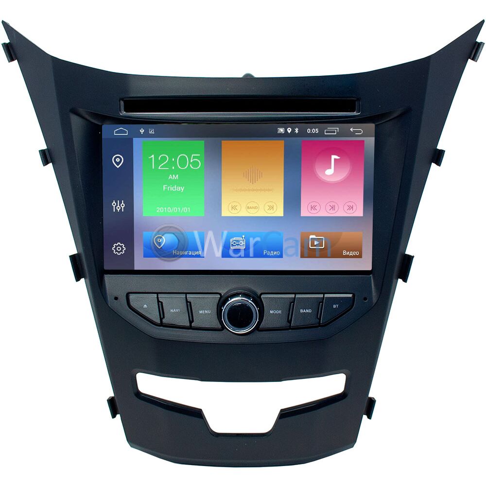 Штатная магнитола SsangYong Actyon 2 (2013-2022) Canbox 2990 KD на Android  9.0 Купить