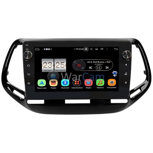 Jeep Compass 2 (2017-2022) OEM BPX610-3500 на Android 10 (4/64, DSP, IPS, с крутилками)