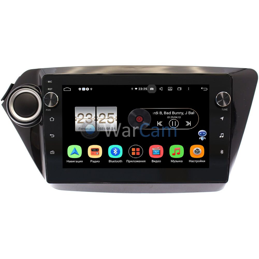 Штатная магнитола Kia Rio III 2011-2017 OEM BPX609-9011 на Android 10  (4/64, DSP, IPS, с крутилками) Купить