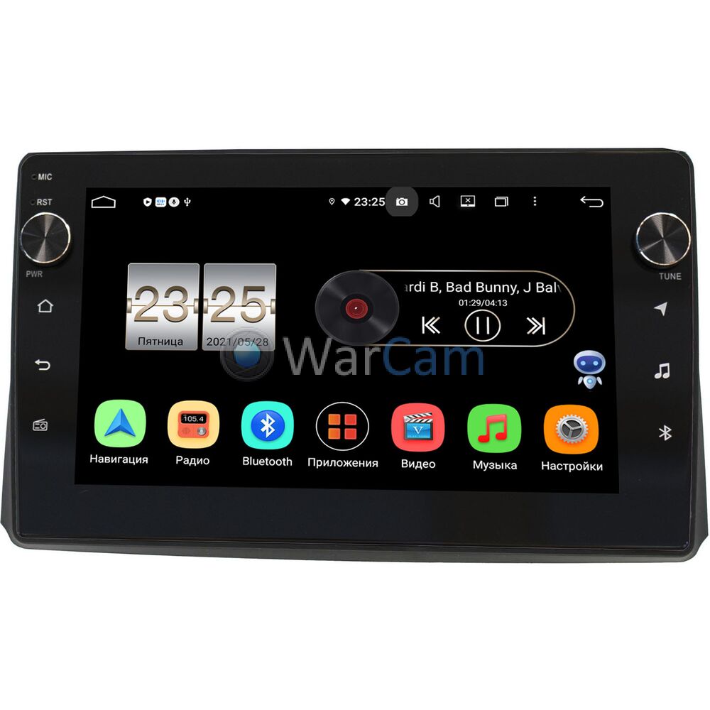 Штатная магнитола OEM BPX610-UA005T для UAZ Patriot I, Профи 2012-2022 на  Android 10 (4/64, DSP, IPS, с крутилками) Купить