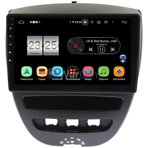 Peugeot 107 (2005-2014) OEM PX610-1152 на Android 10 (4/64, DSP, IPS)