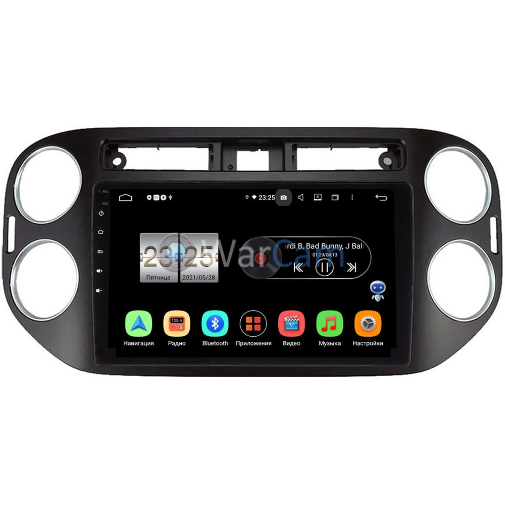 Штатная магнитола Volkswagen Tiguan 2011-2016 OEM PX609-1042 на Android 10  (4/64, DSP, IPS) Купить