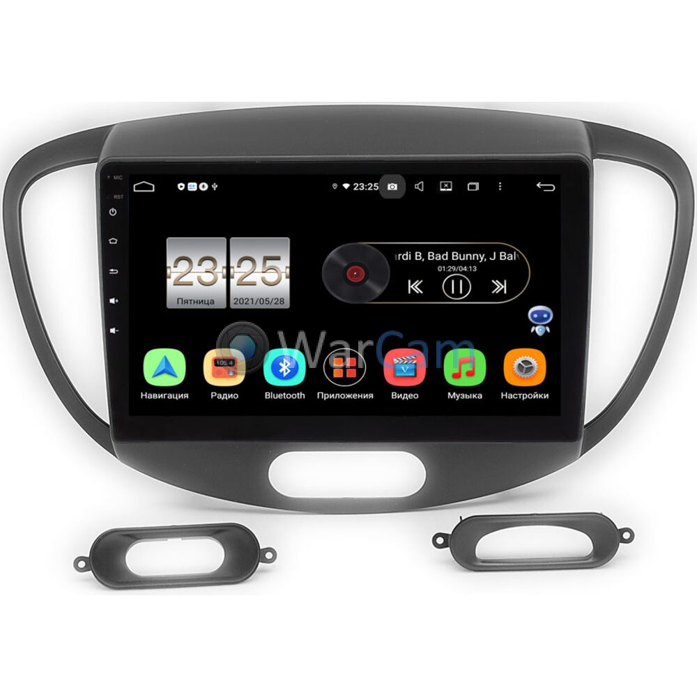 Штатная магнитола Hyundai i10 I 2007-2013 Canbox PX409-143 на Android 10  (4/32, DSP, IPS) Купить