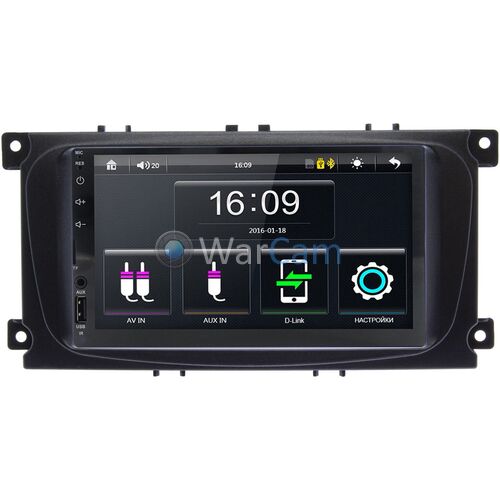 Ford Focus 2, C-MAX, Mondeo 4, S-MAX, Galaxy 2, Tourneo Connect (2006-2015) Canbox 2783-RP-FRCM-162 MP5 (173х98)