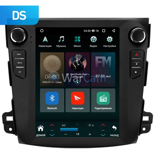 Peugeot 4007 (2007-2012) Canbox H-Line (Tesla style) 9.7 дюймов 3/32 5621-1312-51 на Android 10 (4G-SIM, DSP, QLed)