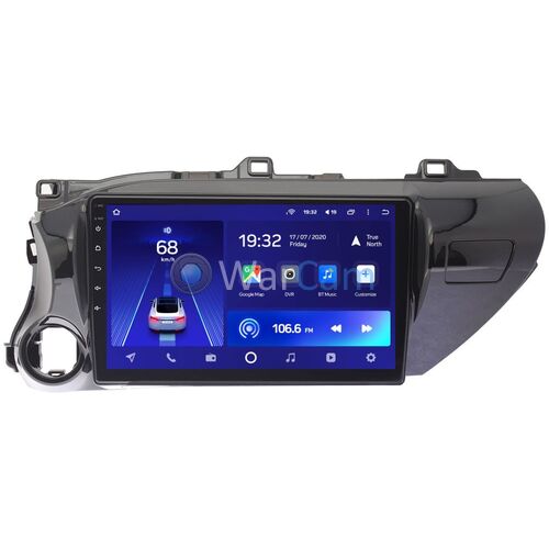 Toyota Hilux VIII 2015-2022 Teyes CC2L PLUS 10 дюймов 1/16 RM-1056 на Android 8.1 (DSP, IPS, AHD) (для любой комплектации)