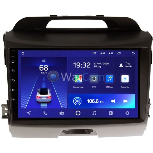 Kia Sportage III 2010-2016 для авто с камерой Teyes CC2L PLUS 9 дюймов 1/16 RM-9072 на Android 8.1 (DSP, IPS, AHD)