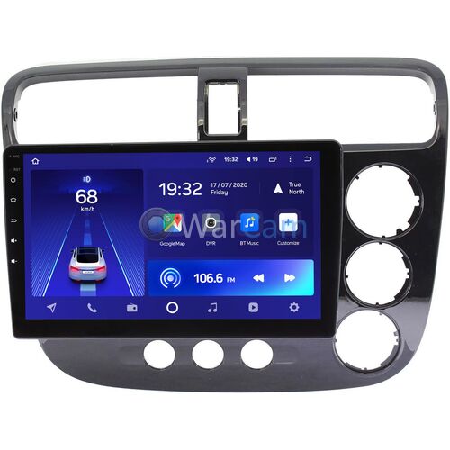 Honda Civic 7 (2000-2006) (с климатом) Teyes CC2L PLUS 9 дюймов 1/16 RM-9206 на Android 8.1 (DSP, IPS, AHD) (правый руль)