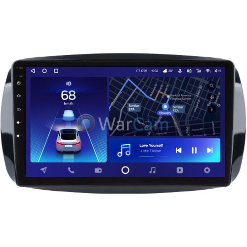 Smart Fortwo 3, Forfour 2 (2014-2022) Teyes CC2 PLUS 9 дюймов 3/32 RM-9-019 на Android 10 (4G-SIM, DSP, QLed)