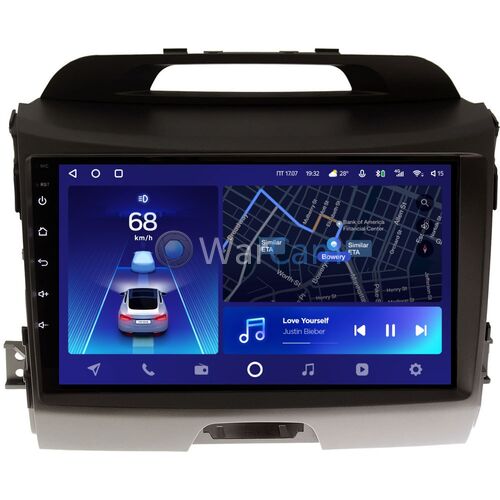 Kia Sportage III 2010-2016 для авто без камеры Teyes CC2 PLUS 9 дюймов 3/32 RM-9071 на Android 10 (4G-SIM, DSP, QLed)
