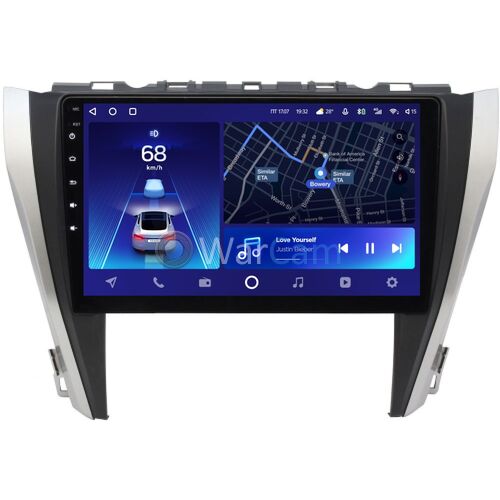 Toyota Camry XV55 (2014-2018) (для авто без камеры) Teyes CC2 PLUS 10 дюймов 4/64 RM-1045 на Android 10 (4G-SIM, DSP, QLed)