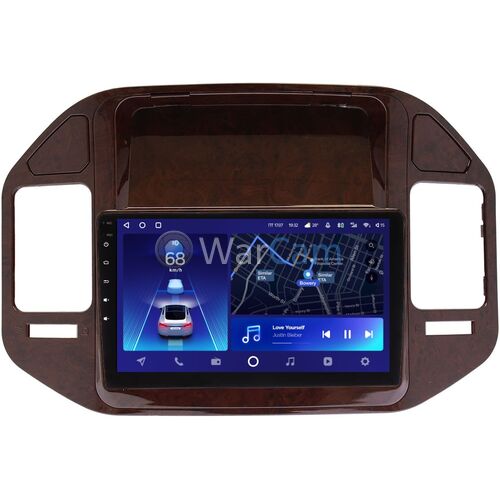 Mitsubishi Pajero III, Montero III 1999-2006 (орех) Teyes CC2 PLUS 9 дюймов 3/32 RM-9387 на Android 10 (4G-SIM, DSP, QLed)