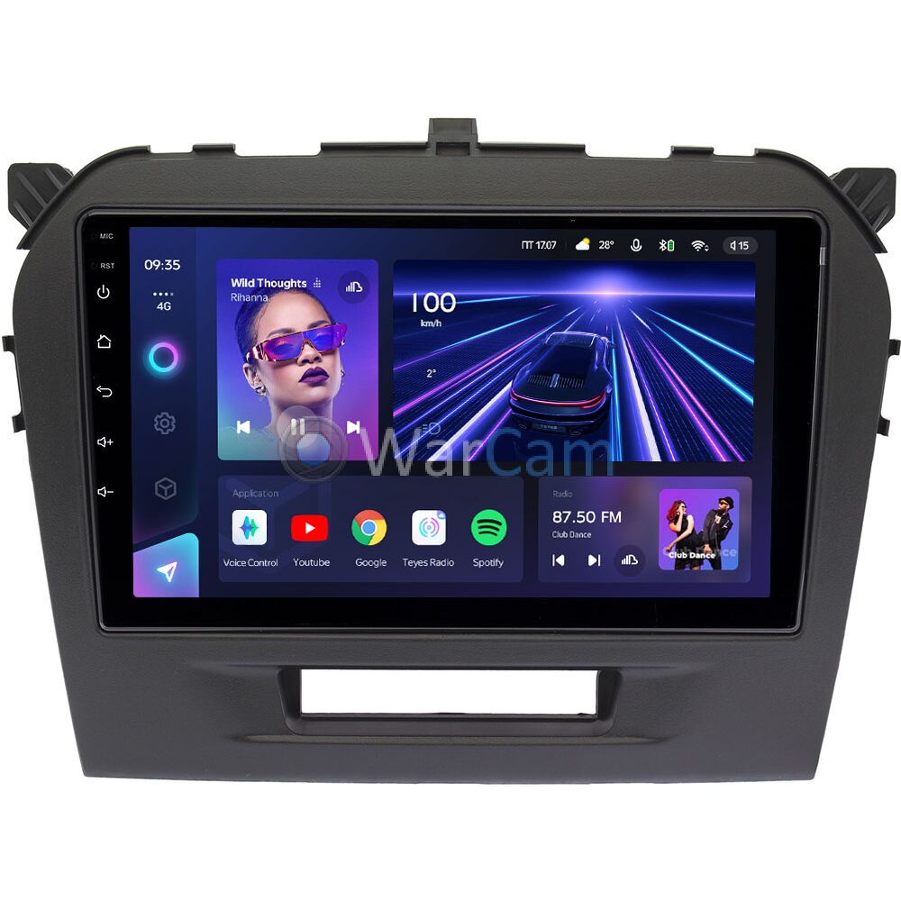 Штатное головное устройство Suzuki Vitara 2014-2022 Teyes CC3 9 дюймов 3/32  RM-9103 на Android 10 (4G-SIM, DSP, QLed) Купить