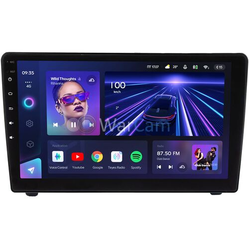 Peugeot 407 2004-2010 (черная) Teyes CC3 9 дюймов 3/32 RM-9-6716 на Android 10 (4G-SIM, DSP, QLed)