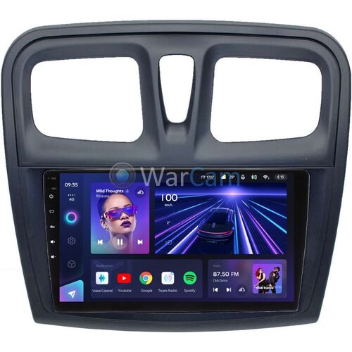 Renault Logan II 2013-2020, Sandero II 2013-2020 Teyes CC3 9 дюймов 3/32 RM-9-3010 на Android 10 (4G-SIM, DSP, QLed)