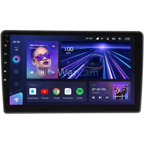 Lada Granta, Kalina 2 (2013-2018) Teyes CC3 9 дюймов 6/128 RM-9146 на Android 10 (4G-SIM, DSP, QLed)