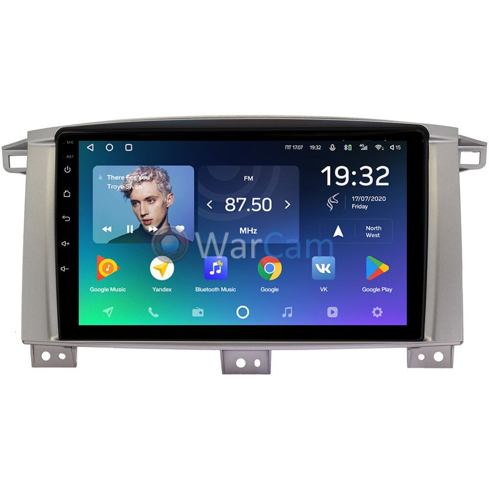 Штатное головное устройство Toyota Land Cruiser 105 2002-2008 Teyes SPRO  PLUS 9 дюймов 4/64 RM-9121 на Android 10 (4G-SIM, DSP, IPS) (для авто с  МКПП) Купить