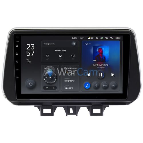 Hyundai Tucson III 2018-2020 Teyes X1 9 дюймов 2/32 RM-9158 на Android 10 (4G-SIM, DSP)