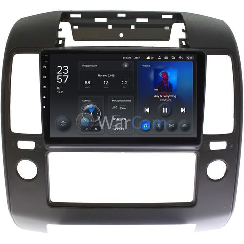 Nissan Navara (Frontier) III (D40) 2005-2010 Teyes X1 9 дюймов 2/32 RM-9-1103 на Android 10 (4G-SIM, DSP)