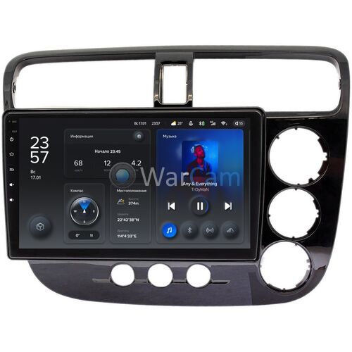 Honda Civic 7 (2000-2006) (с климатом) Teyes X1 9 дюймов 2/32 RM-9206 на Android 10 (4G-SIM, DSP) (правый руль)