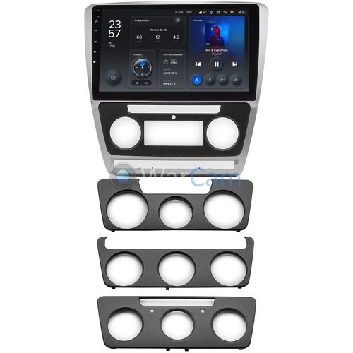 Skoda Octavia II (A5) 2004-2013 (серебро) Teyes X1 10 дюймов 2/32 RM-10-1216 на Android 10 (4G-SIM, DSP)