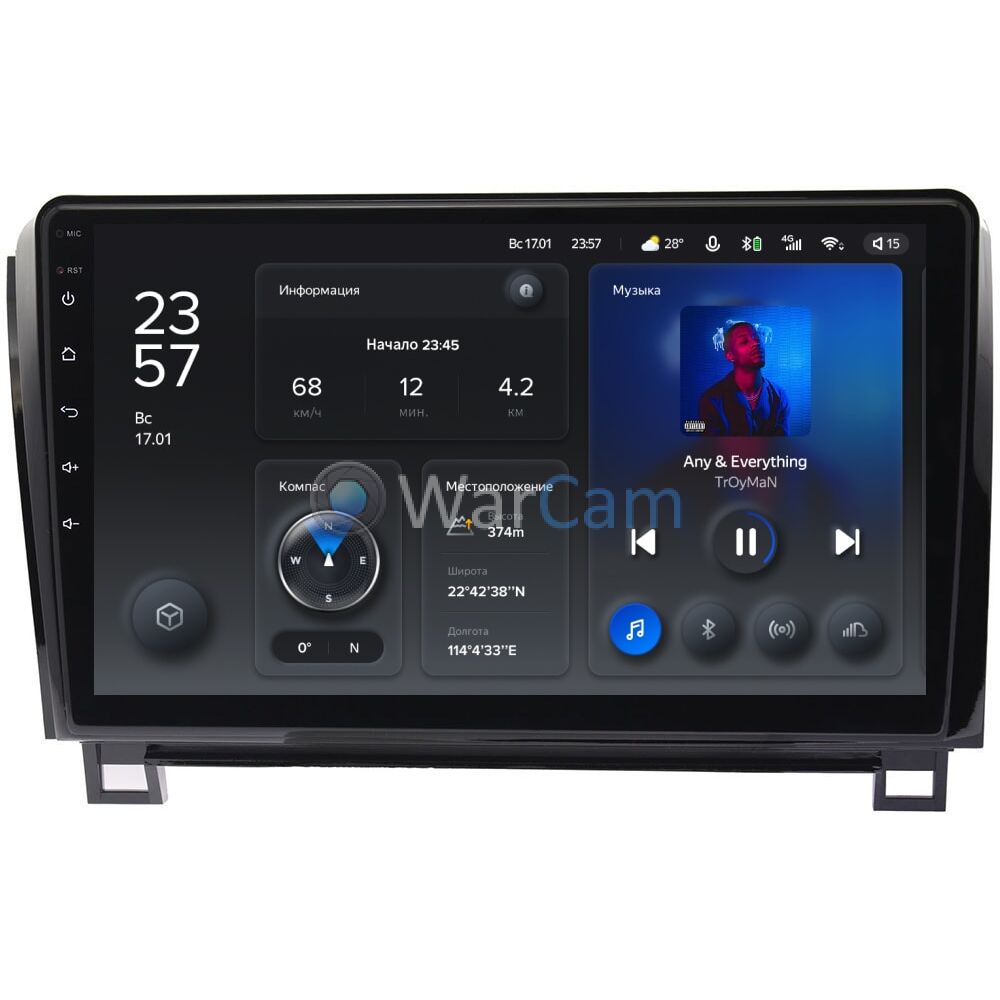 Штатное головное устройство Toyota Tundra II, Sequoia II 2008-2022 Teyes X1  WIFI 10 дюймов 2/32 RM-1062 на Android 8.1 (DSP, IPS, AHD) (без усилителя  JBL) Купить